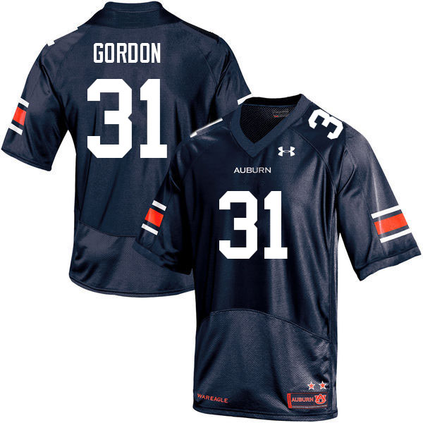 Auburn Tigers Men's Powell Gordon #31 Navy Under Armour Stitched College 2022 NCAA Authentic Football Jersey XQU1674OX